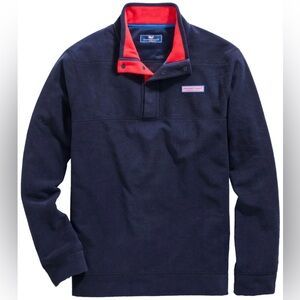 Vineyard Vines Harbor Fleece Quarter Snap